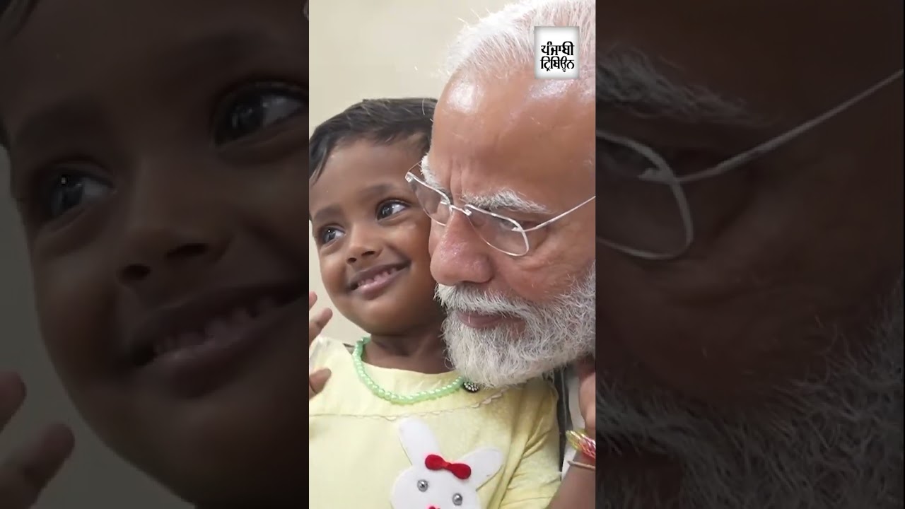 PM Modi’s heartfelt connection with kid in Kerala’s Wayanad