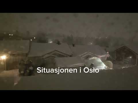 Unprecedented Snowstorm in Oslo | Norway's Historic Winter Freeze