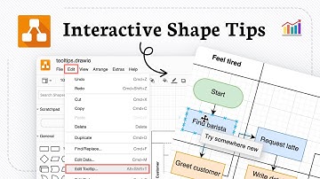 How to add mouseover information and tags to draw io shapes