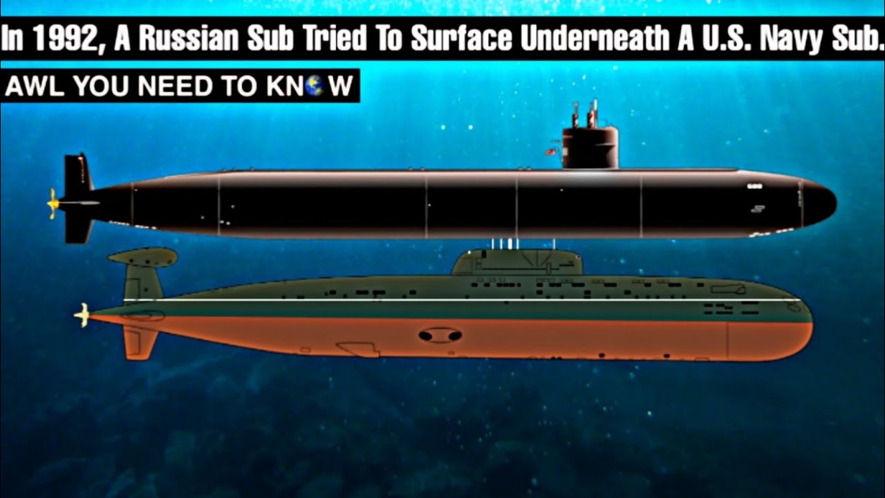 In 1992, a Russian Submarine Tried to Surface Underneath a U.S. Navy Sub 