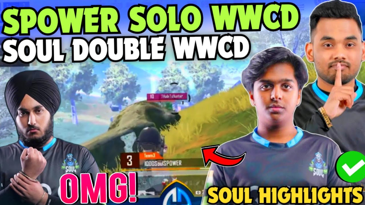 iQOOSouL Impossible Double WWCD 😳 SouL SPOWER & MANYA on Fire 🔥 Team ...
