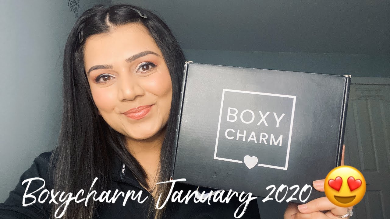 BOXYCHARM JANUARY 2020 unboxing and try on ❤️ 