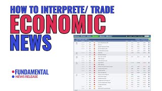 How To Interprete/Trade Forex Economic Calender