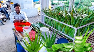 Aloe Vera Juice | Unique &amp; Healthy Summer Drink | Indian Street Food