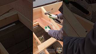 Traditional Timber Roof Framing Installation | Strong Wooden Beam Support Construction