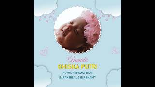 UNDANGAN DIGITAL AQIQAH CODE AQIQAH 153