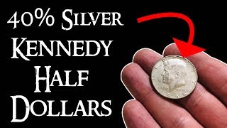 40% Silver Kennedy Half Dollars  Value, Years, Information, Silver Stacking