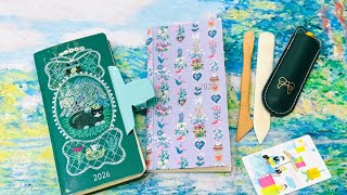 Using A Past Hobonichi Weeks cover for a Sticker Book!