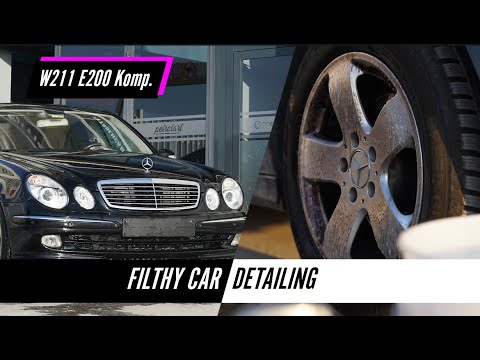 Salty Mercedes ASMR Detailing E200 W211 / Detaylı Yıkama ve Boya Parlatma Uygulamaları