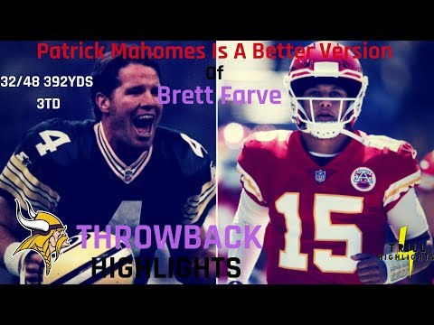 Brett Favre See's Himself In Patrick Mahomes | Throwback Highlights 11.29.2009