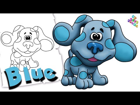 How To Draw Blue's Clues Step By - Leavetom12