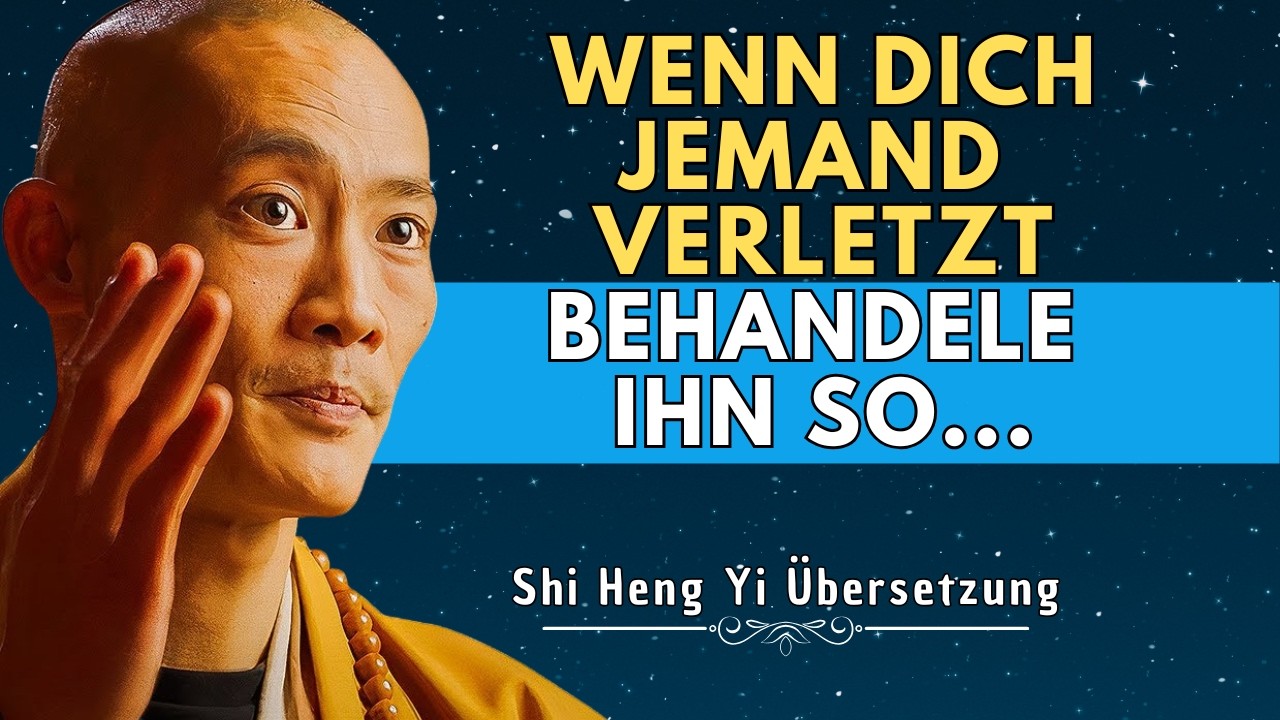 Wenn ein Mann dich verletzt: Verwirre ihn mit STILLE statt Drama | Shi Heng Yi