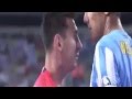 Jugador de Malaga golpea Leo Messi | Malaga vs Barcelona 0-0 - 24/09/2014 HD