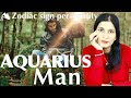 Aquarius man - zodiac personality series -