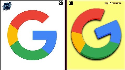 How to Convert 2D to 3D Logo in Adobe Photoshop cc  #NG02CREATIVE