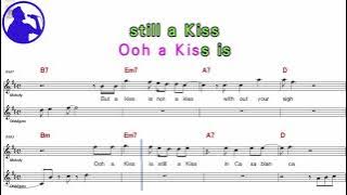 Bertie Higgins - Casablanca karaoke sheet music  for players, chorus added(Ye karaoke)