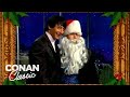 Paul Reubens & Conan Take A Christmas Card Photo | Late Night with Conan O’Brien
