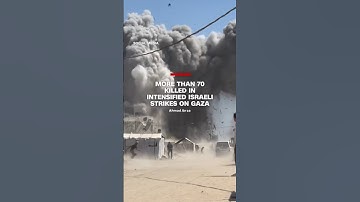 More than 70 killed in intensified Israeli strikes on Gaza