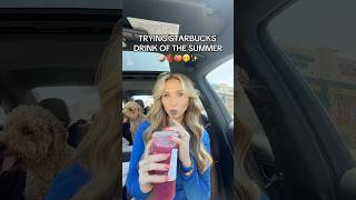 i might have a new FAVORITE refresher!!!🤭🍓🍑👀✨ #starbucks #starbucksdrinks #summer #mycoffeeorder