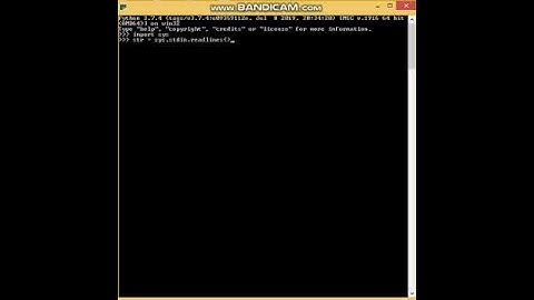 python stdin readlines