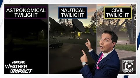 Breaking down the stages of twilight | Weather IQ