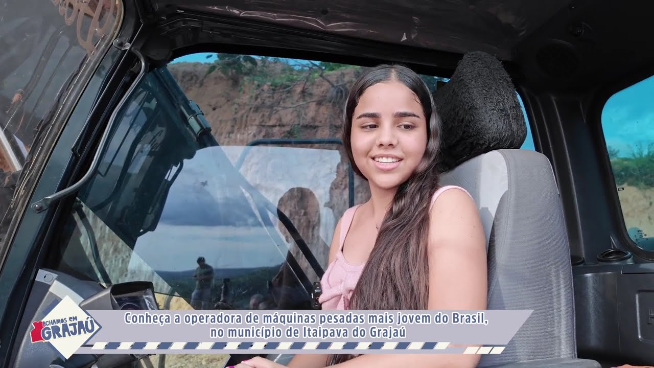 🚜 A Operadora de Máquinas Mais Nova do Brasil – Com Apenas 11 Anos! 👧💪
