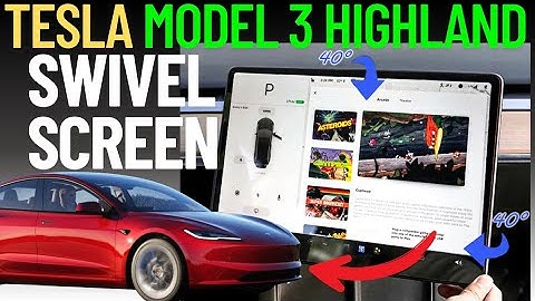 Tesla Model 3 Highland Upgrade! (Screen Swivel Mount)