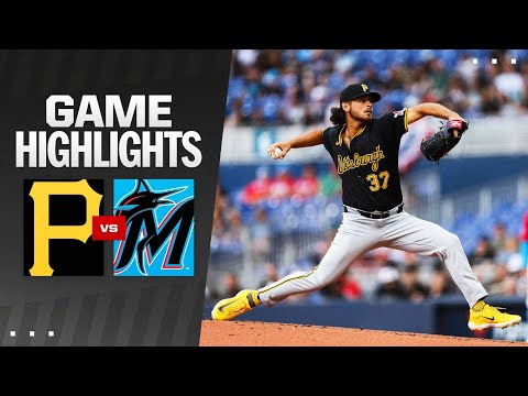 Pirates vs. Marlins Game Highlights (3/30/24) 