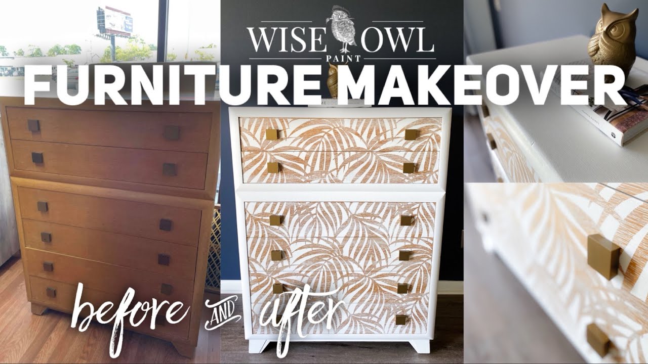 Furniture Makeover using Wise Owl Paint Stingray Sprayer SurfPrep