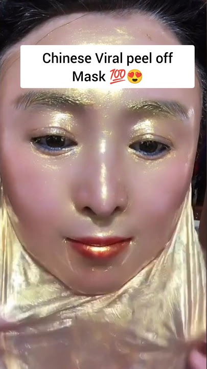 😱 Chinese Viral peel off Mask 💯 #viral #shorts #short #ytshorts