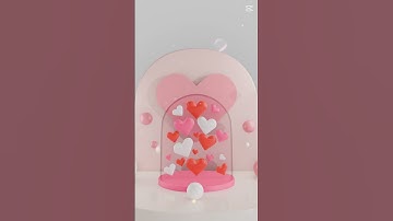 3D Blender - Happy Valentine
