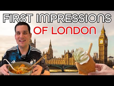 MY FIRST IMPRESSION OF LONDON ENGLAND - I FOUN…