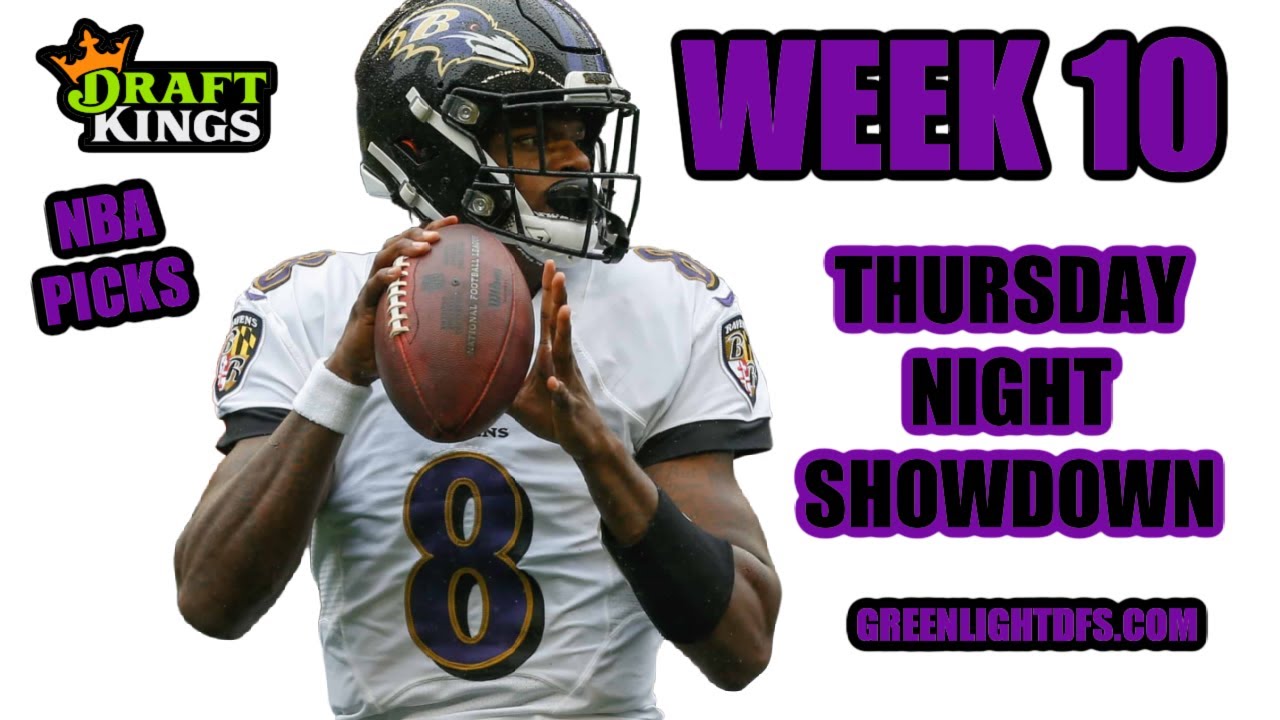 week-10-nfl-draftkings-picks-thursday-night-showdown-youtube