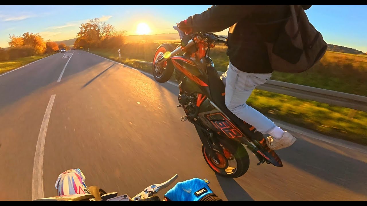 INSANE SUN CHASE WITH MY FANTIC XMF 125!