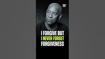 I Forget But I Never Forget Forgiveness - Denzel Washington #motivation #denzelwashington