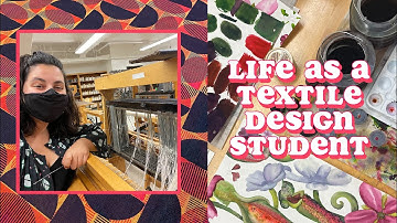 Studio Vlog: Life at the Fashion Institute of Technology, NYC (Textile & Surface Design)