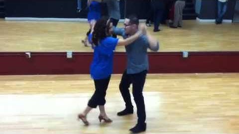 Intermediate salsa pattern December 2012 week 1