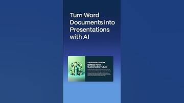 Convert Word Docs into Presentations with AI