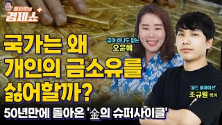 [홍사훈의 경제쇼 플러스] 국가는 왜 개인의 금 소유를 싫어할까? | KBS 230520 방송