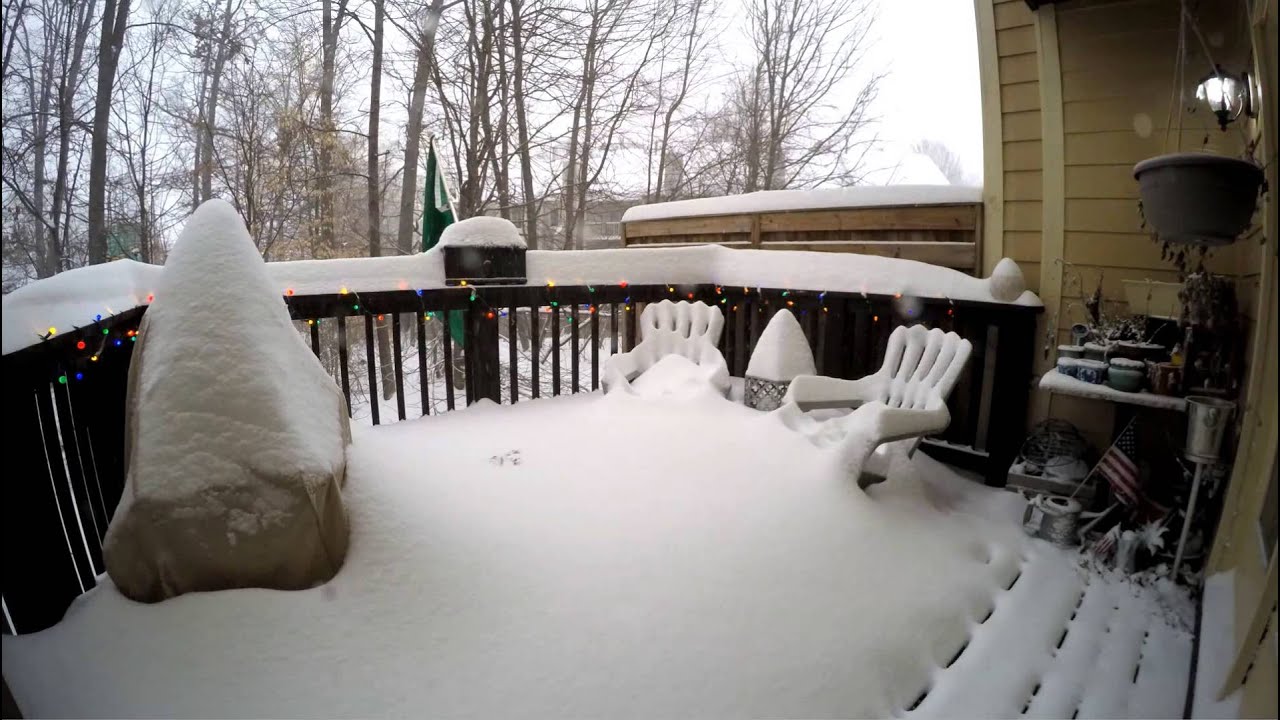 Winter Storm Jonas 48 Hour Time Lapse - Fairfax, VA - YouTube