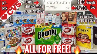 CVS Free & Cheap Coupon Deals & Haul | 1/7 - 1/13 | $176 Savings - ALL FREE 🙌🏾🔥| Learn CVS Couponing by couponwithStar 26,064 views 3 months ago 16 minutes