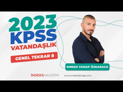 KPSS - Vatandaşlık Genel Tekrar 8 - Emrah Vahap Özkaraca