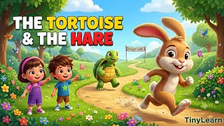 The Tortoise & the Hare | Tiko & Tia’s Fun Moral Story | TinyLearn