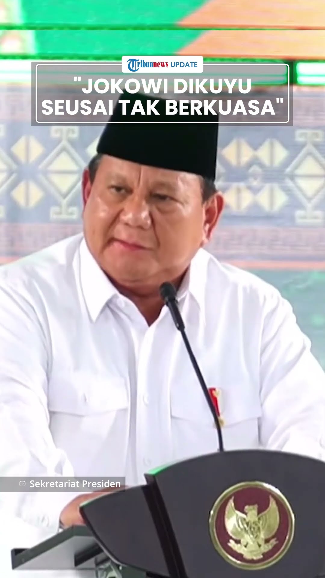 Di Depan Gibran, Prabowo Blak-blakan Sebut Jokowi 'Dikuyu-kuyu' dan Diejek seusai Tak Berkuasa