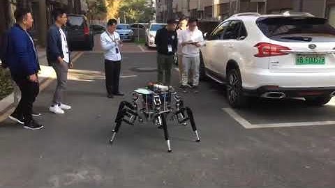 Robot Spider Xi3 First  Road Test 1
