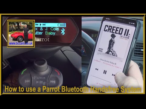 How to play music from a mobile to the Parrot MKi9100 Bluetooth Handsfree System