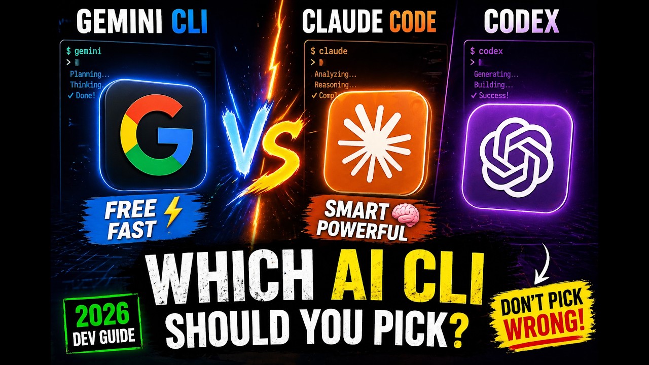 Gemini CLI vs Claude Code vs Codex - Who wins the race? - YouTube