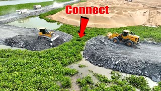 Final Achievement: Make Side-to-Side Road Connections for Dozers, Wheel Loaders, Dump Trucks