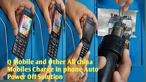 Q Mobile and Other All china Mobiles Charge in phone Auto Power Off Solution