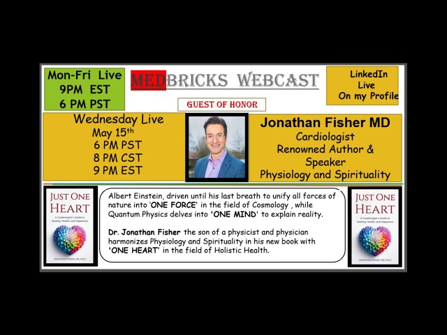 Jonathan Fisher MD- Author  ONE HEART class=